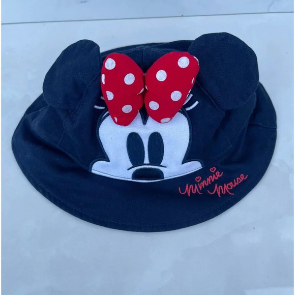 Disney Kids Miniso Minnie Mouse Hat Black Sz 3 to 4 Years Old - Picture 1 of 7